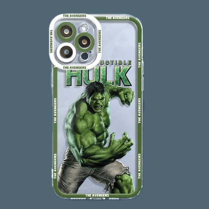 Case with Marvel Hulk design for iPhone 15