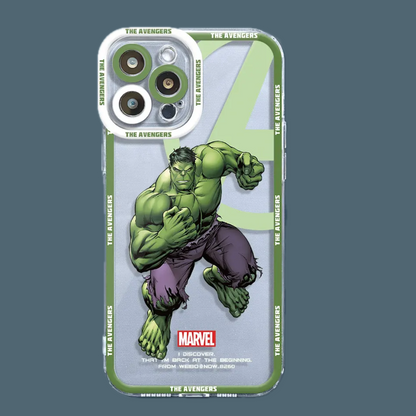 Case with Marvel Hulk design for iPhone 15
