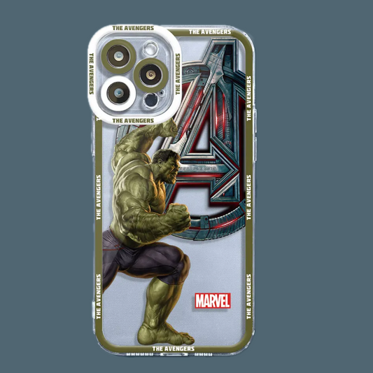 Case with Marvel Hulk design for iPhone 12