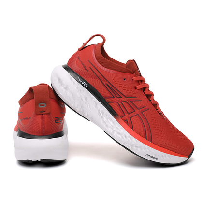 Asics Gel-Nimbus 25 — Blanco con pinza