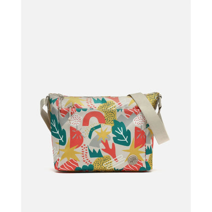Bandolera de Nylon Reciclado Misako Wanda — Blanco