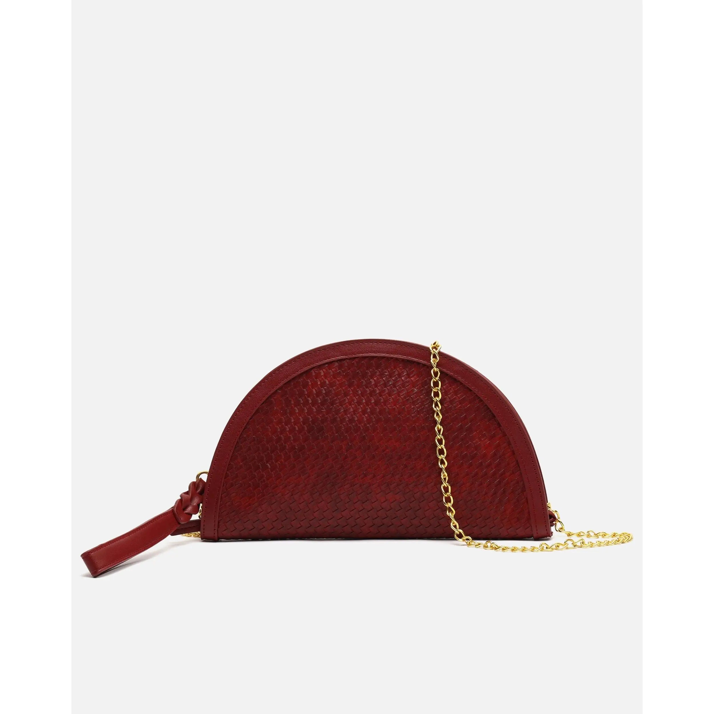Bolso de Fiesta Media Luna Trenzado Misako Empadi