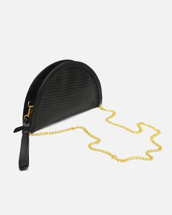 Bolso de Fiesta Media Luna Trenzado Misako Empadi — ángulo 8