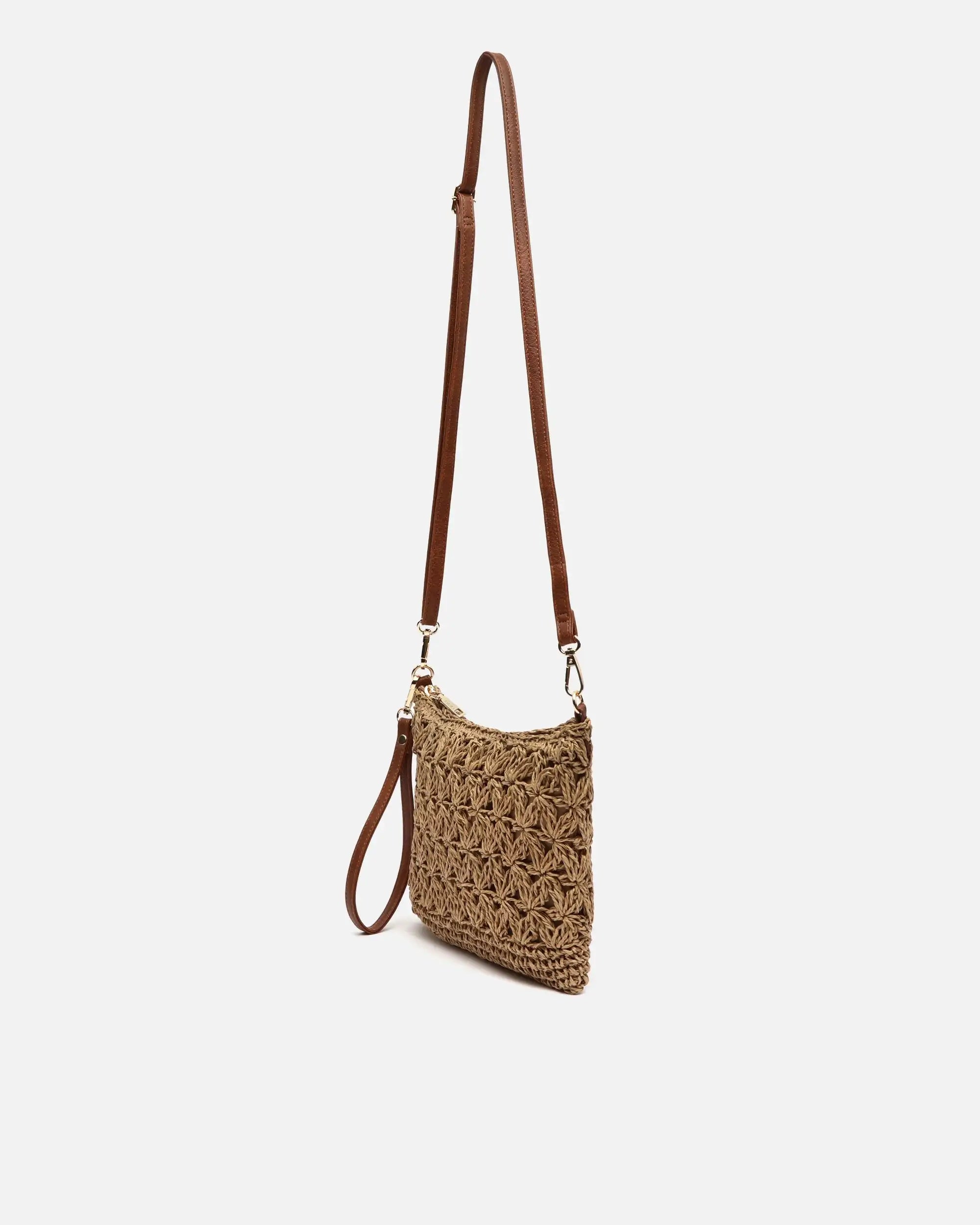Bolso de Hombro Efecto Rafia Misako Blumi