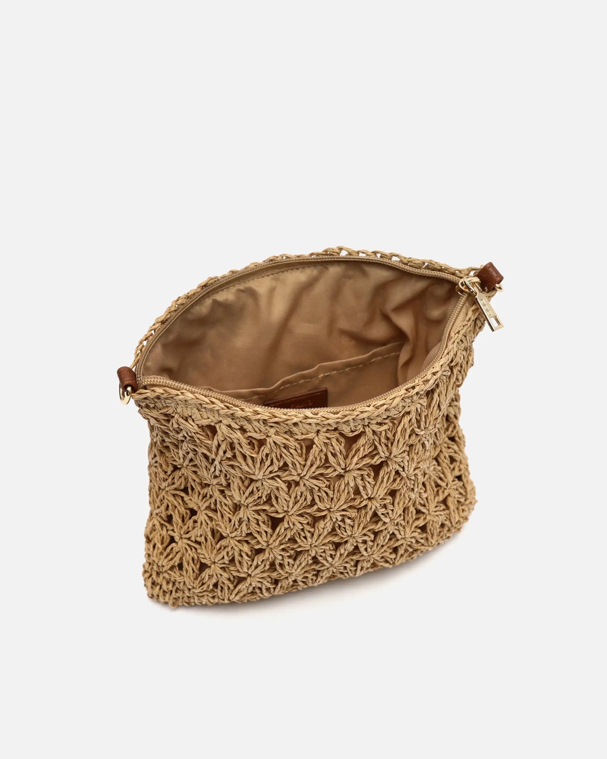 Bolso de Hombro Efecto Rafia Misako Blumi