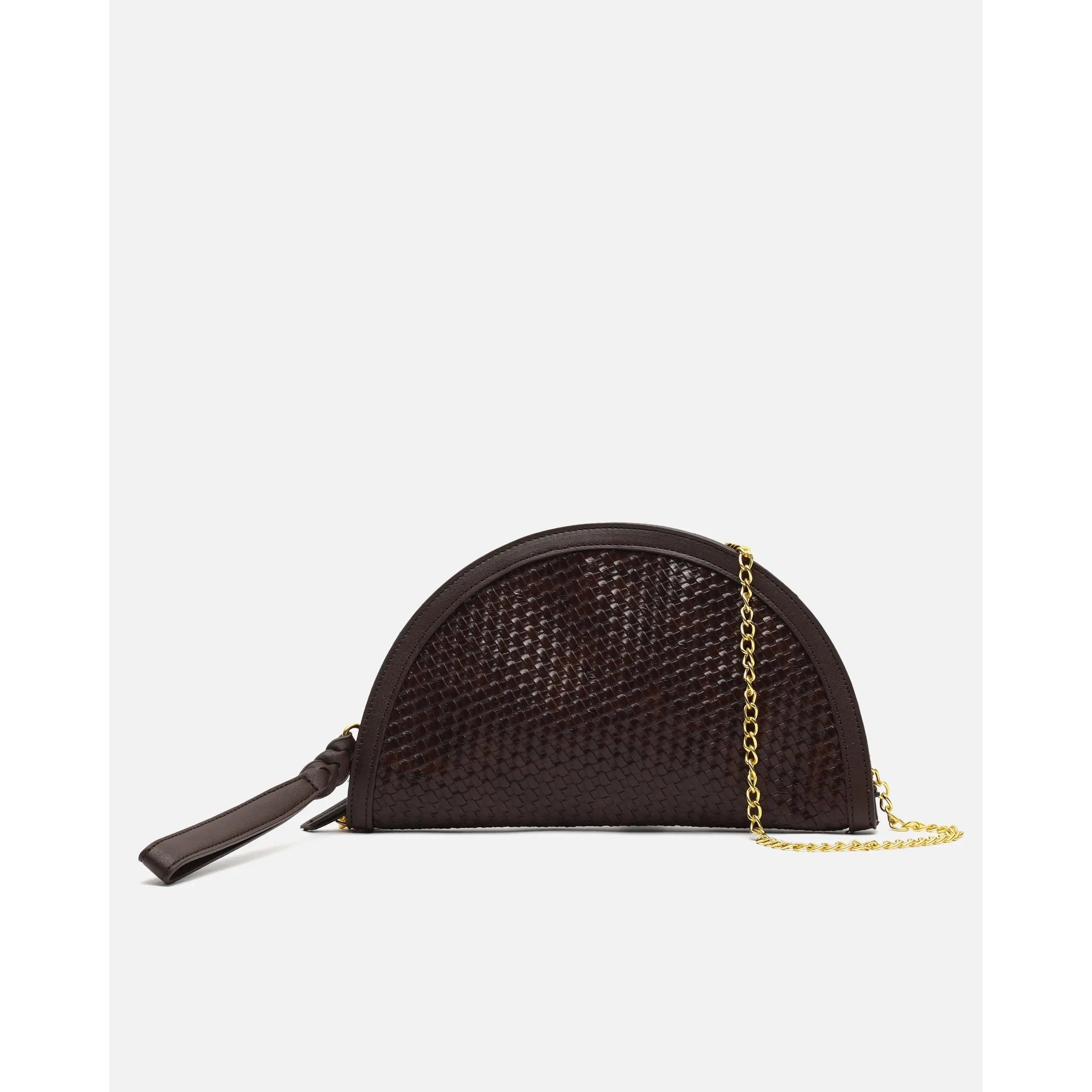 Bolso de Fiesta Media Luna Trenzado Misako Empadi