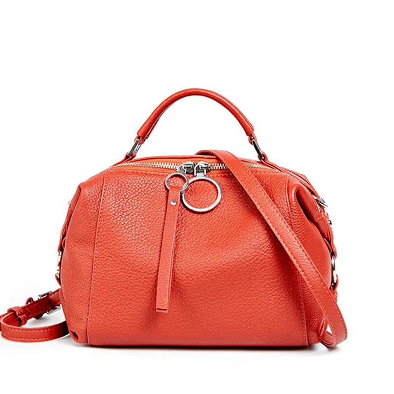 Bolso Boston en Piel Verdadera