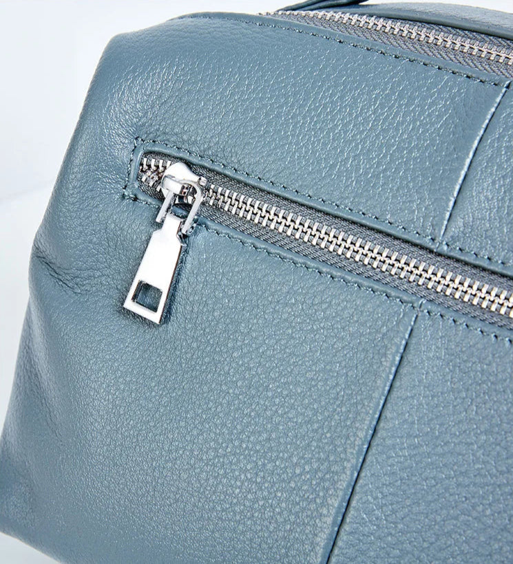 Borsa Boston in Vera Pelle