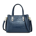 Bolso de Piel con Efecto Cocodrilo
