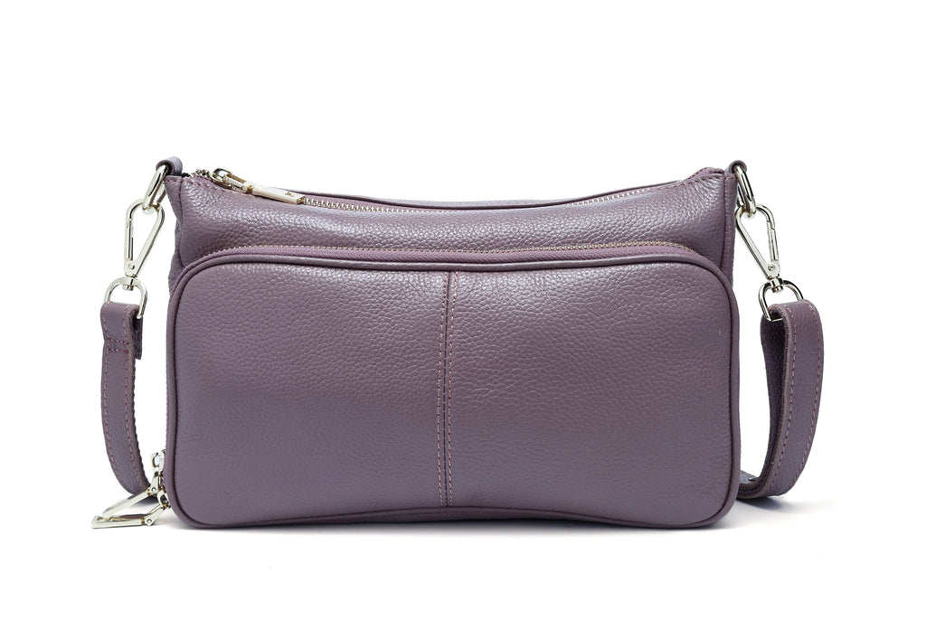 Bolso de hombro de cuero genuino