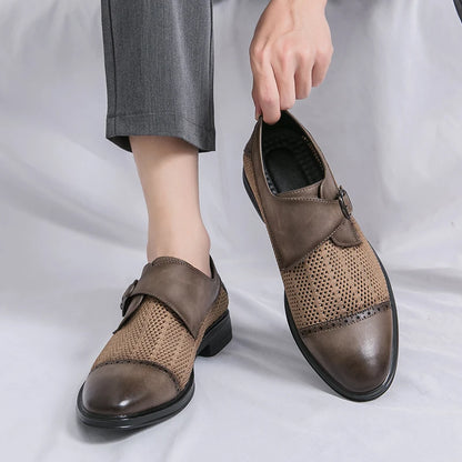 Scarpa Uomo Traforata con Fibbia