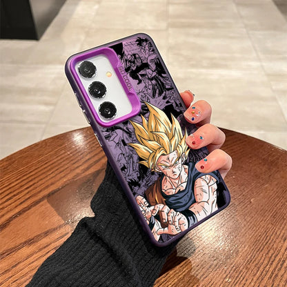 Cover Opaca Traslucida Dragon Ball Z per Samsung Galaxy
