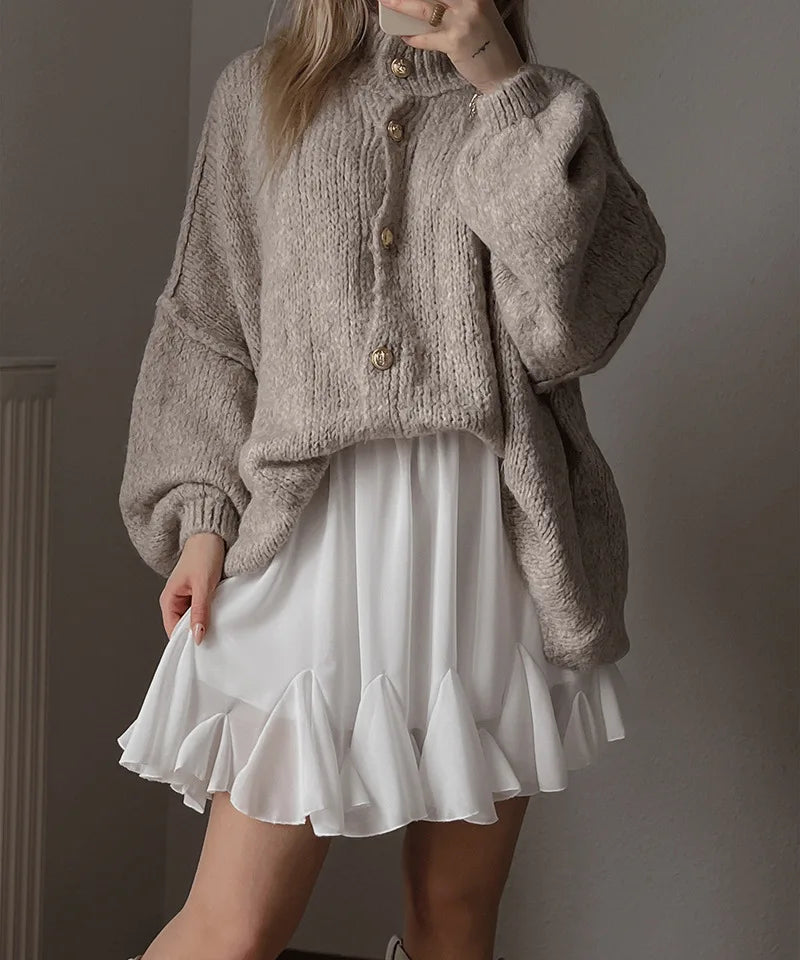 Cardigan Lungo Stile Coreano