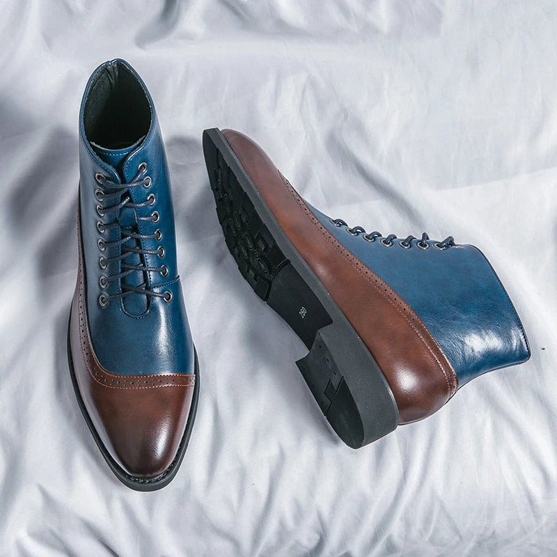 Chelsea Boots Brogue da Uomo