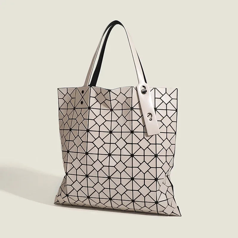 Maxi Bolso Shopper Geométrico de Rombos