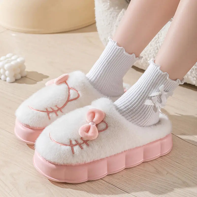 Pantofole Invernali Donna Chic con Nodo