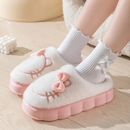 Pantofole Invernali Donna Chic con Nodo