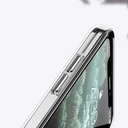 Funda transparente con diseño artístico para iPhone 14