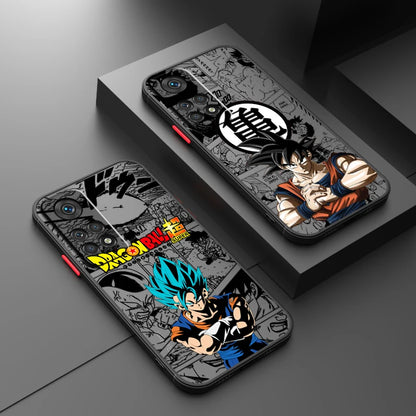 Cover Opaca Traslucida Dragon Ball Z per Xiaomi Redmi Note