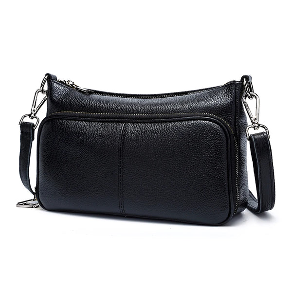 Bolso de hombro de cuero genuino — ángulo 3
