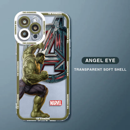 Case with Marvel Hulk design for iPhone 14