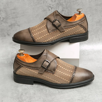 Scarpa Uomo Traforata con Fibbia