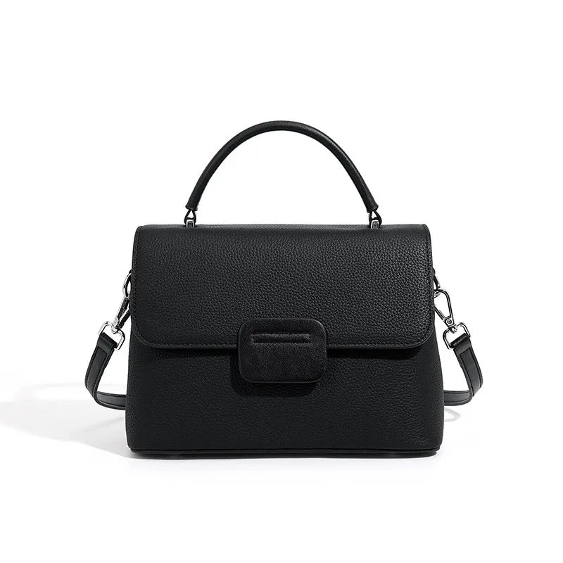 Bolso de hombro de cuero