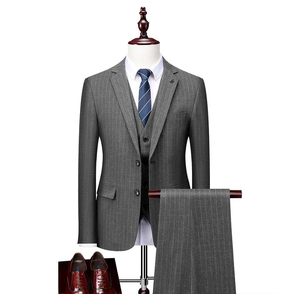 Abito Elegante Check Uomo