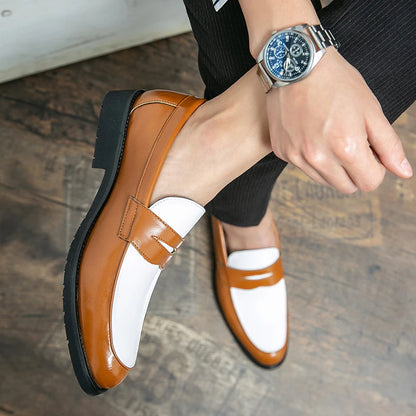 Loafer da Uomo in Pelle Sintetica