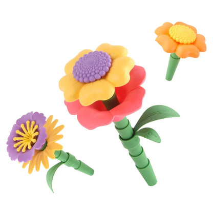 Set Creativo di Costruzione Floreale per Bambini