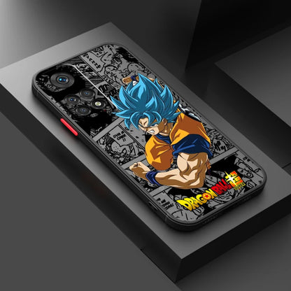 Cover Opaca Traslucida Dragon Ball Z per Xiaomi Redmi Note