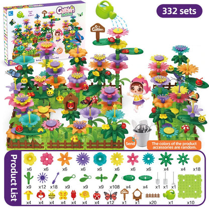 Set Creativo di Costruzione Floreale per Bambini