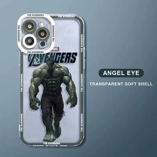 Case with Marvel Hulk design for iPhone 15