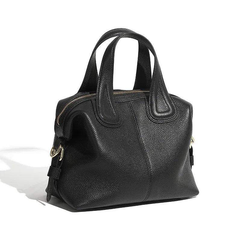 Borsa Boston in Vera Pelle