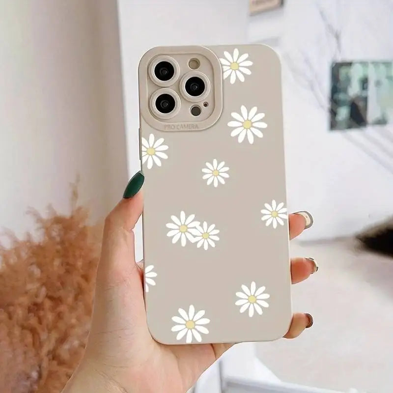 Funda con estampado de margaritas para iPhone 11