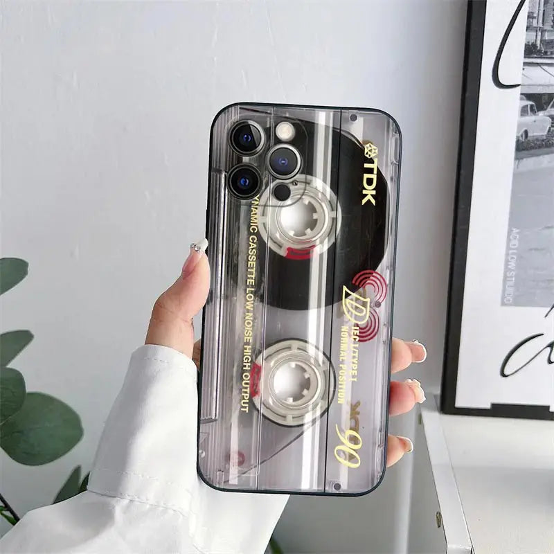 Case with Retro Design for iPhone 11