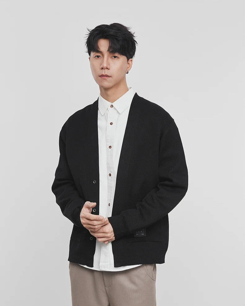 Cardigan Uomo Oversize in Maglia