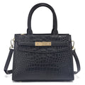 Bolso de Cuero Genuino con Textura Elegante