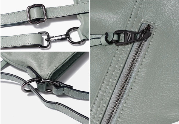 Bolso Convertible en Piel Verdadera — ángulo 6