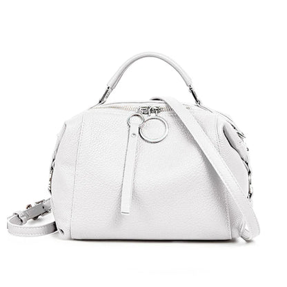 Borsa Boston in Vera Pelle