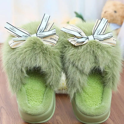 Pantofole Invernali Donna Chic con Nodo