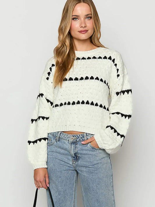 Maglione Stile Streetwear Oversize
