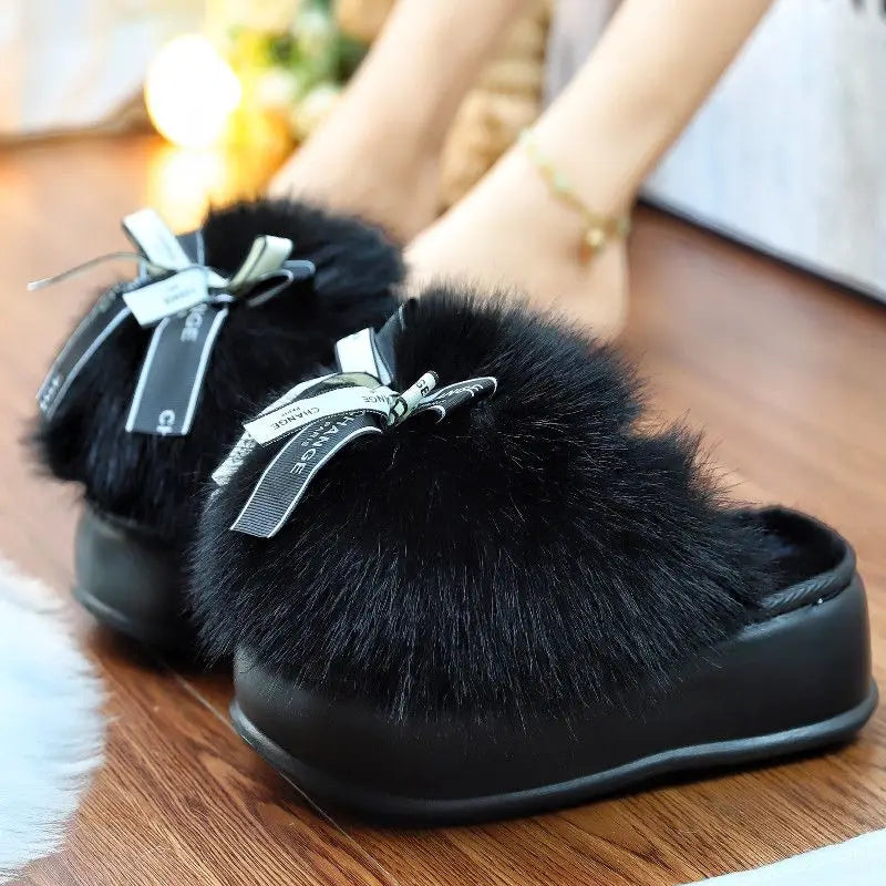 Pantofole Invernali Donna Chic con Nodo