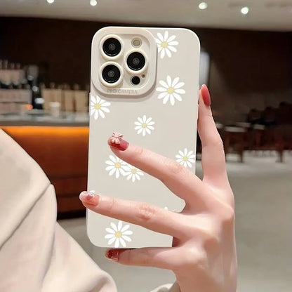 Funda con estampado de margaritas para iPhone 11