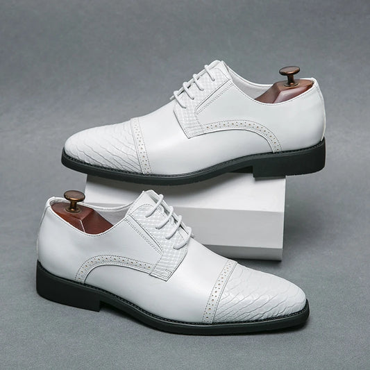 Scarpe Derby da Uomo in Pelle