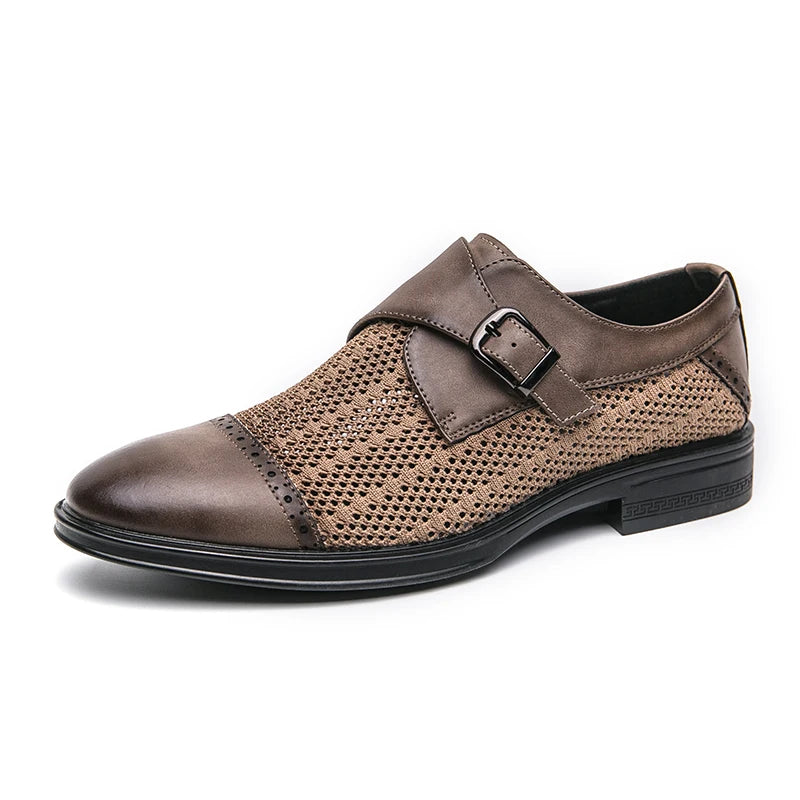 Scarpa Uomo Traforata con Fibbia