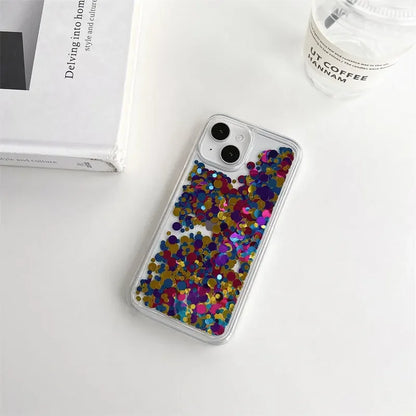 Quicksand and Sequins iPhone Case