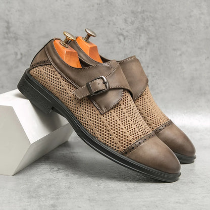 Scarpa Uomo Traforata con Fibbia