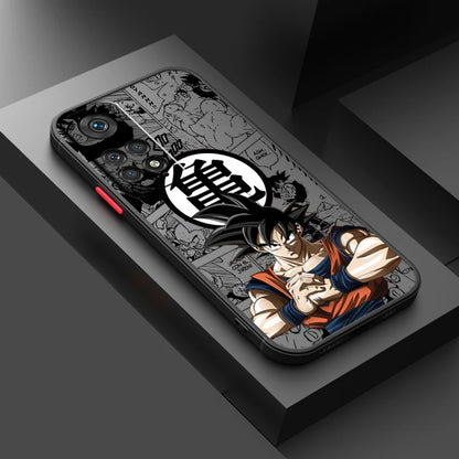 Cover Opaca Traslucida Dragon Ball Z per Xiaomi Redmi Note