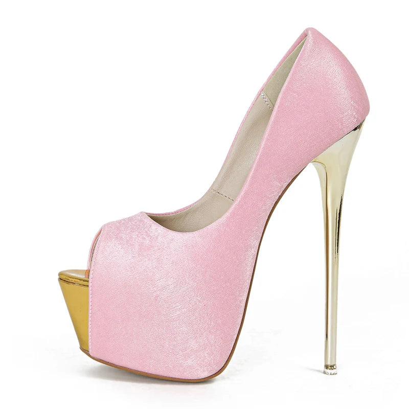 Tacchi Alti Eleganti Peep Toe